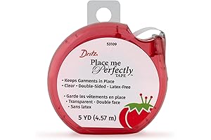 Dritz Place Me Perfectly Clear Garment Tape, 5 Yards