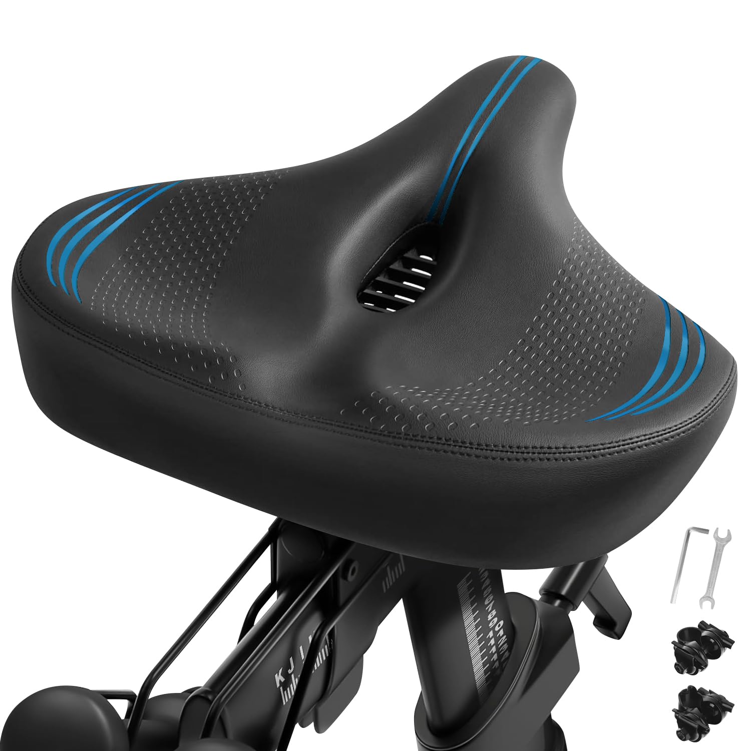 WUVOP Oversized Bike Seat Blue