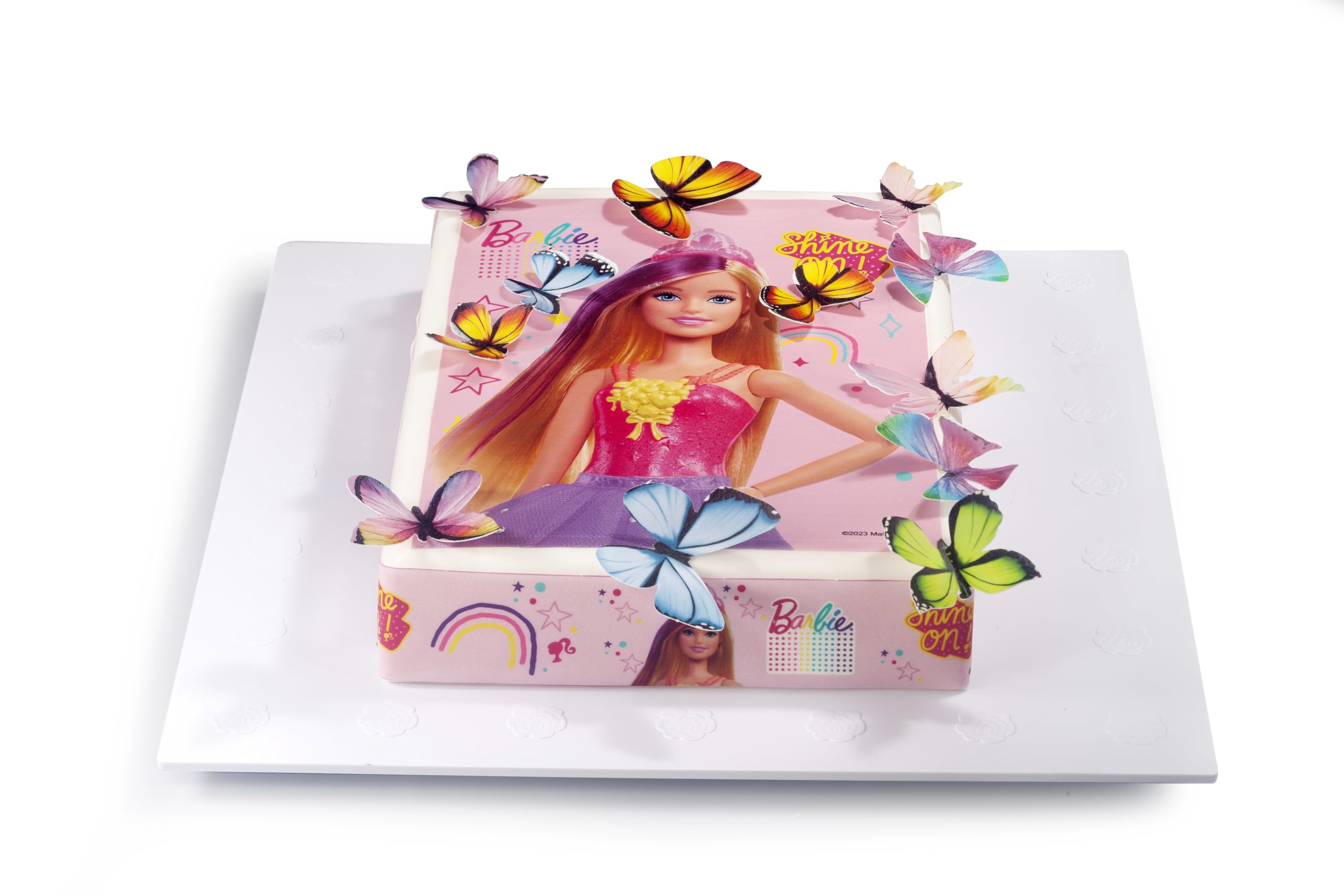Carta Commestibile Barbie Zero Zucchero A5 - Decorazioni Per Torte, Cupcake E Dolci - Assortita E Facile Da Usare - Foto 10