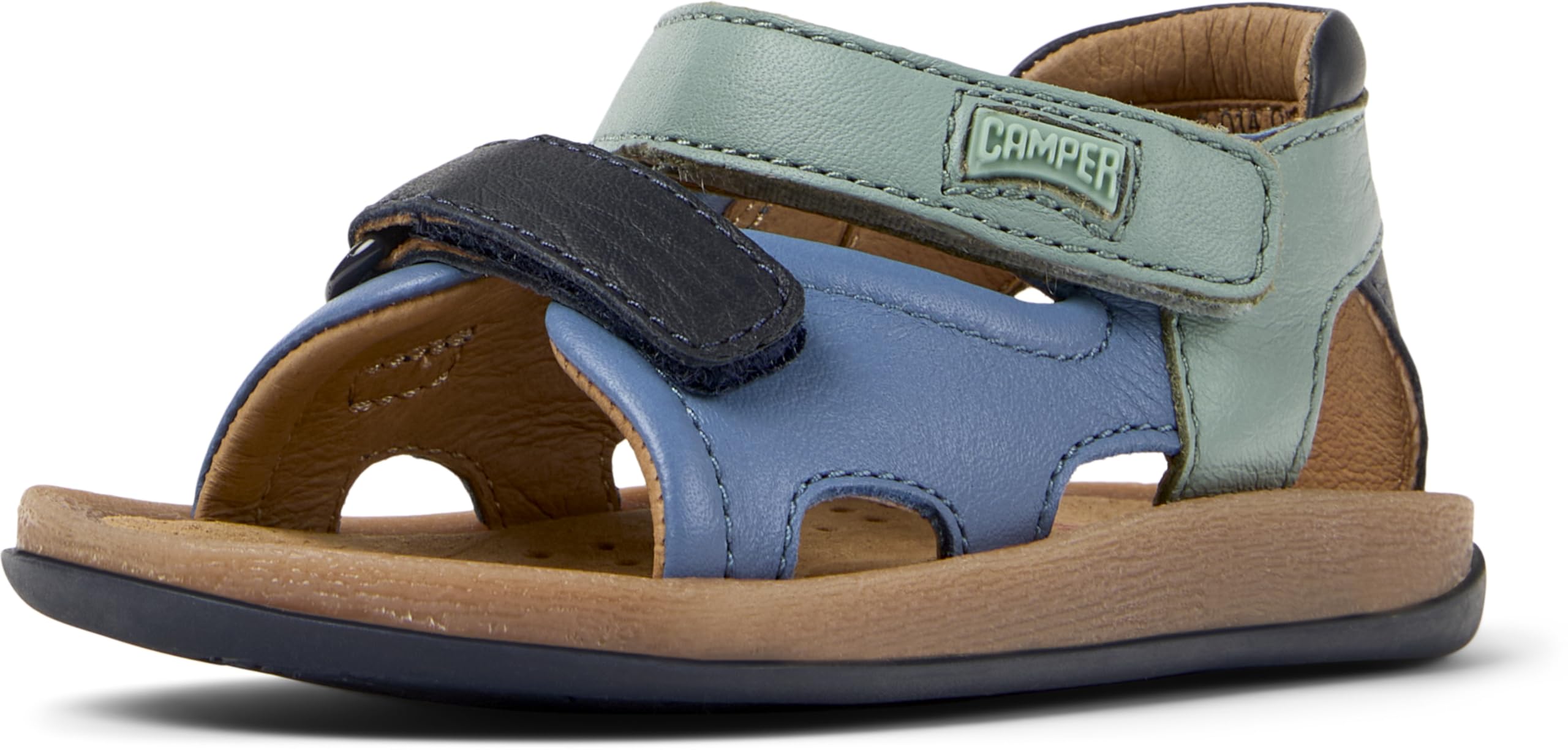Camper Bicho K800362 2-Strap Sandal, Multi-Assorted 014 TWS, 6 UK