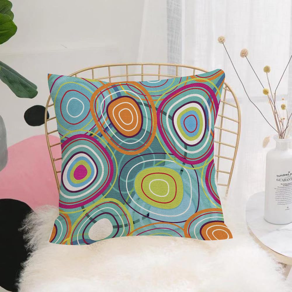 HYOSXW Cushion Cover,Throw Pillow Case Home Decorative for Living Room Bedroom Sofa Chair 16X16 Inch,Abstract blue seamless texture,Pillowcase 40X40cm