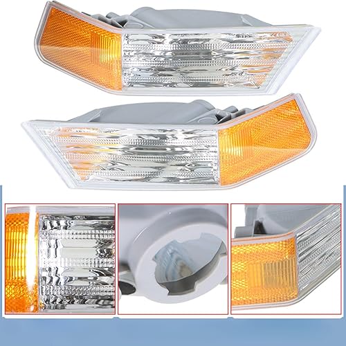 Miniatura 4 de WFLNHB 1 par de luces direccionales delanteras izquierda y derecha, luces de esquina de repuesto para Patriot 2007-2014 lado del conductor y