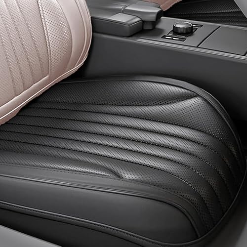 Miniatura 10 de FEELON 2 fundas de asiento de automóvil para asiento delantero inferior, fundas de cojín de asiento inferior de automóvil, impermeables,