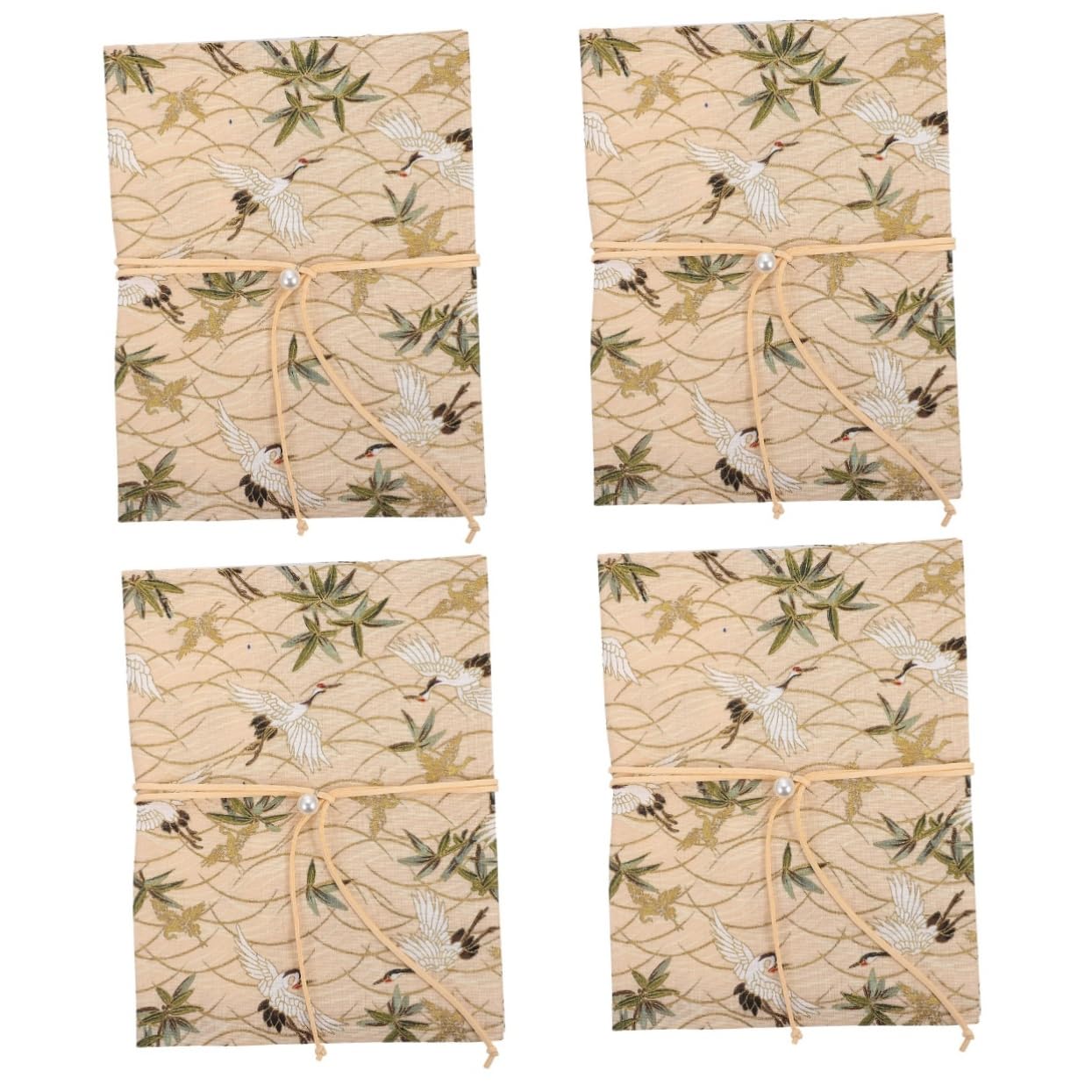 NUOBESTY 4pièces Couverture De Réutilisable Décorative Pour Étudiants Étui Ajustable Modèle Avec Motif De