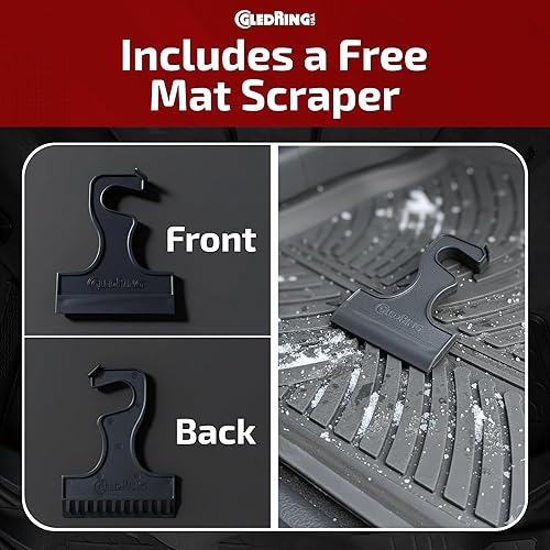 Miniatura 9 de Gledring Alfombrillas de goma de ajuste personalizado de Estados Unidos para todo tipo de clima, diseñadas para BMW Serie 2 Gran Coupe Sedan (F44)