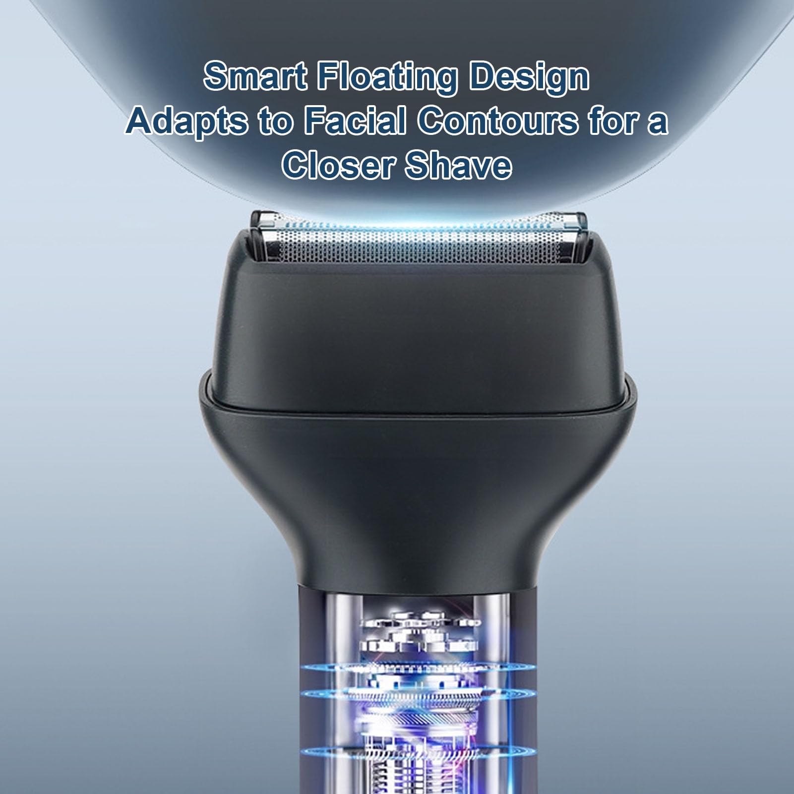 5-in-1-Haarschneider-Set für Männer, Bartpflege-Set, Körperpflegegerät mit LED-Anzeige und 21 Einstellbaren Längen, IPX6 Wasserdicht, Ideal für die Männerpflege (USB-Aufladung)