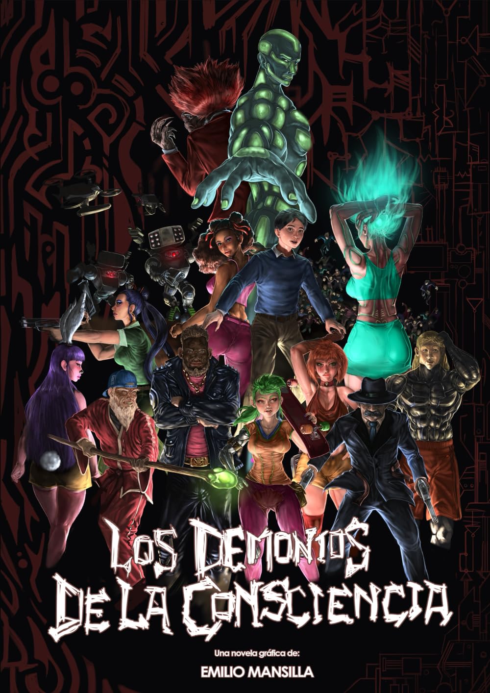 Los Demonios de la Consciencia: Novela gráfica de ciencia ficción, IA y mundos paralelos
