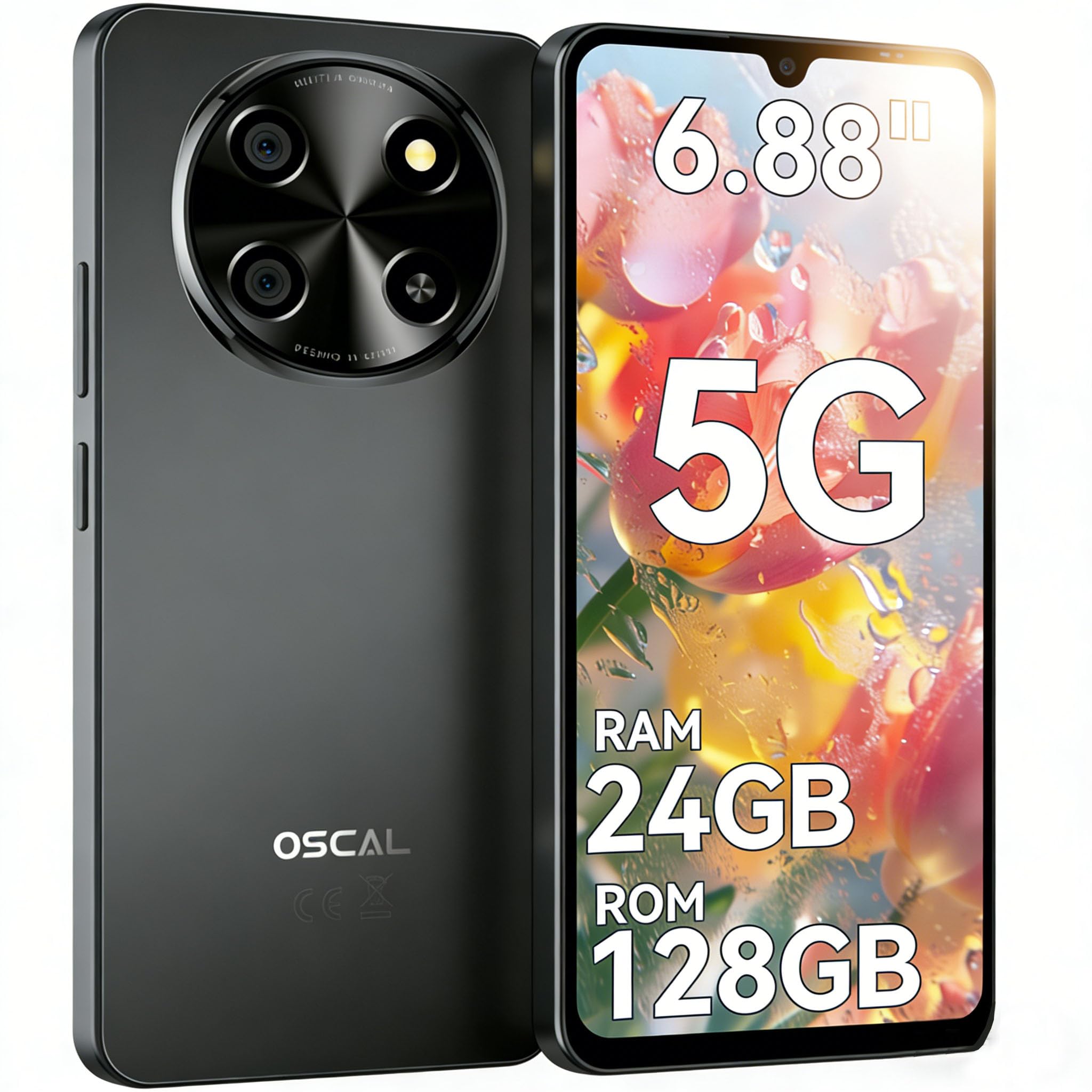 OSCAL Smartphone 5G, Tiger 8 Smartphone Android 15 offerta(2026