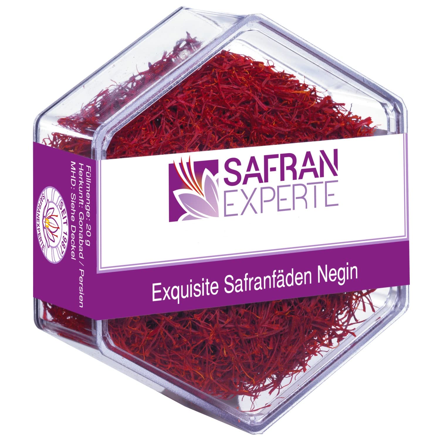 Fili di zafferano Negin aromatico colore intenso per cucinare e cuocere saffron threads (20)