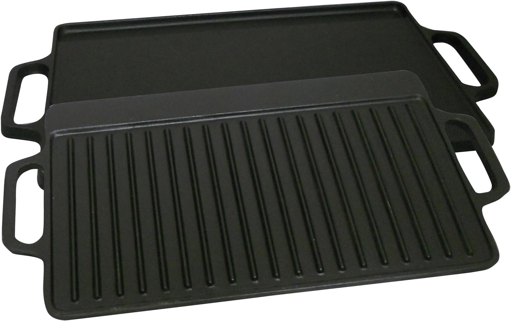 14x28 Cast Iron Two - Sided Griddle