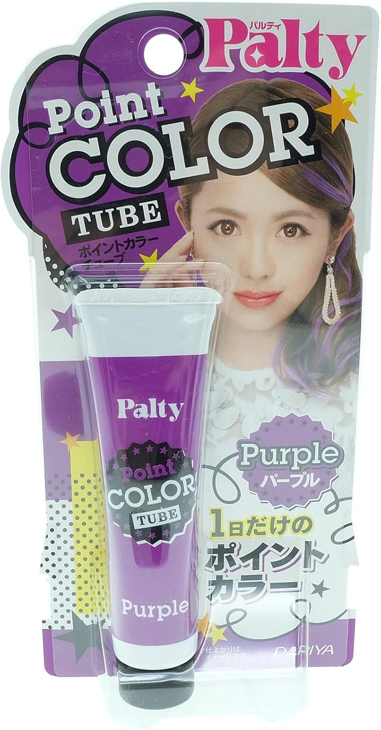 Amazon パルティ ポイントカラーチューブ パープル 15g パルティ ビューティー 通販