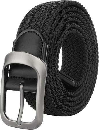 Plus Size 43 to 75 Mens Elastic Stretch Belts Big and Tall Belt