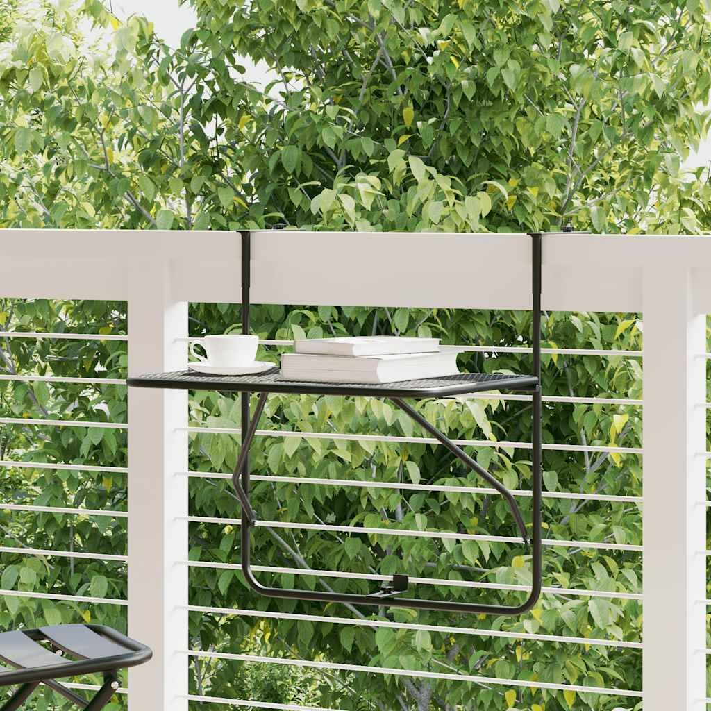 vidaXL Outdoor Garden & Terrace Table, Modern & Foldable, Durable, Space-Saving, Multi-Use for All Your Fun