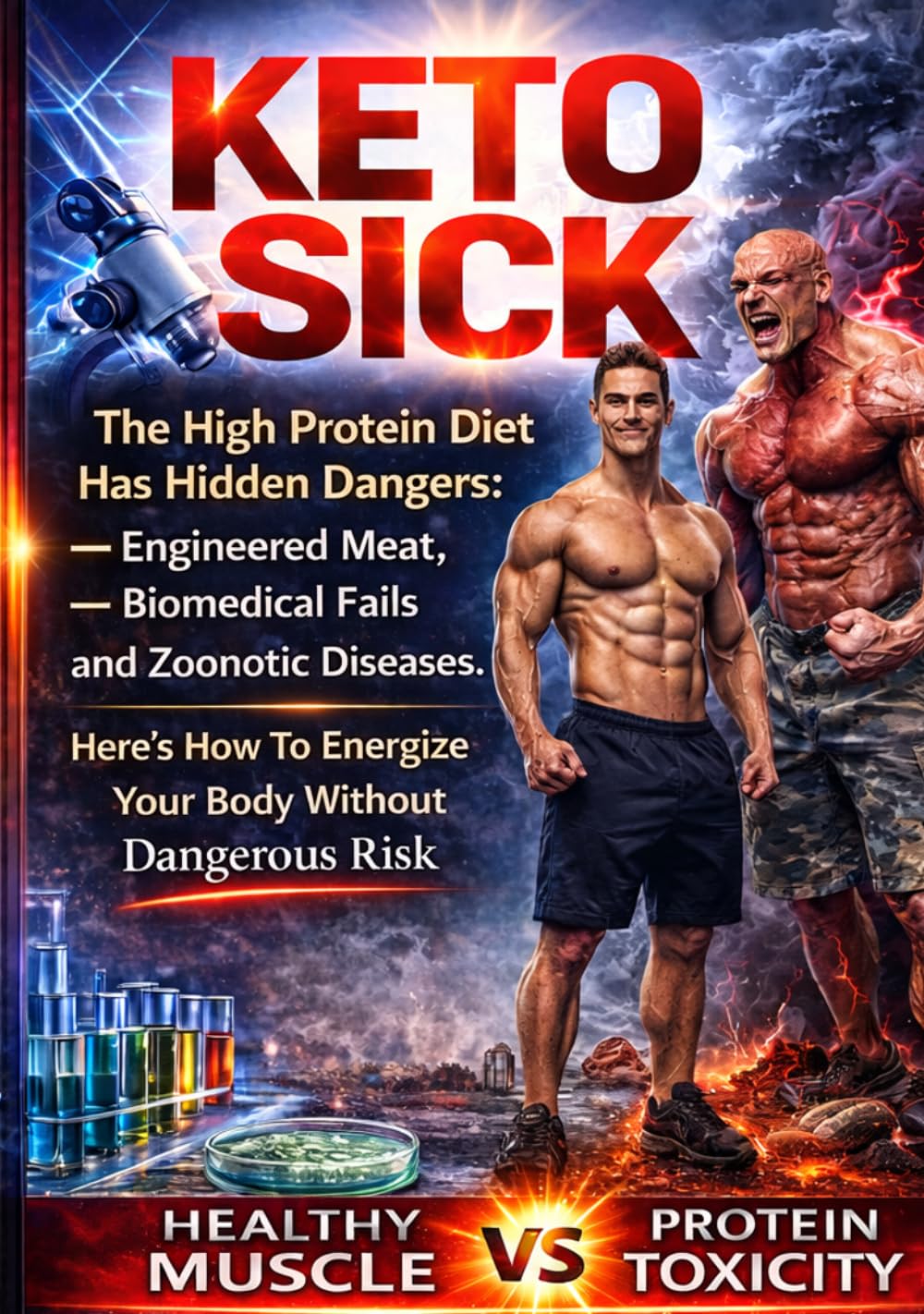 KETO SICK: The High Protein Diet Has Hidden Dangers: Engineered Meat, Biomedical Fails and Zoonotic Diseases. Here's How To Energize Your Body Without Dangerous