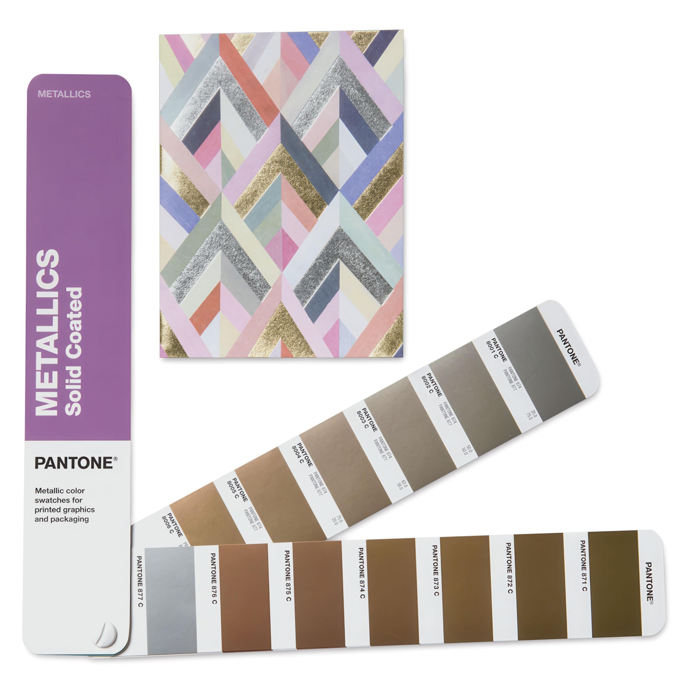 Pantone GG1507C Metallics Guide - Watery Gloss and Metallic Coated Colour Fan in Chromatic Colour Arrangement โ image 1
