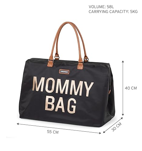 Miniatura 3 de Childhome The Original Mommy Bag, Bolsa de pañales para bebé grande, Bolsa de hospital de mamá, Bolsa de mano grande, Bolsa de viaje para mamá,