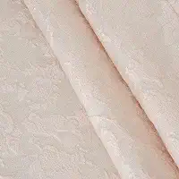 Tecido jacquard em relevo 3D da The Yard, tecido jacquard brilhante de fio metálico para roupas da moda, vestidos, saias, casacos e trabalhos manuais (rosa nua, 1 m)