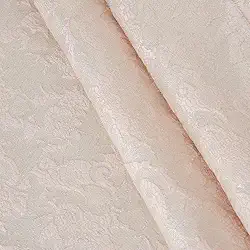Tecido jacquard em relevo 3D da The Yard, tecido jacquard brilhante de fio metálico para roupas da moda, vestidos, saias, casacos e trabalhos manuais (rosa nua, 1 m)