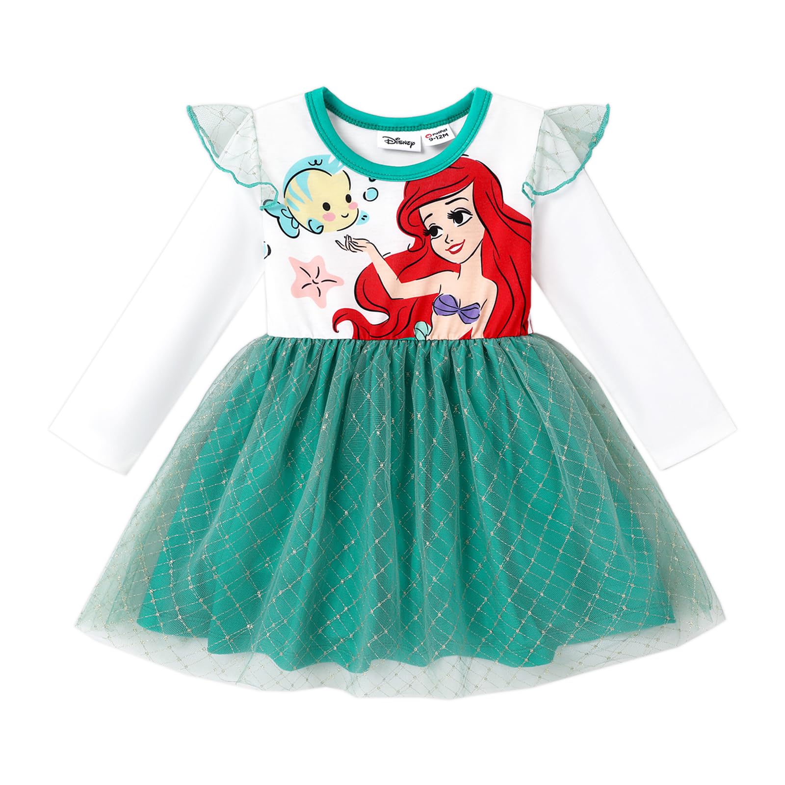 Disney Frozen Minnie Mouse Toddler/Baby Girl Dress Ruffle Tulle Tutu Birthday Party Prom Special Occasion Ball Clothes 0-6 Y