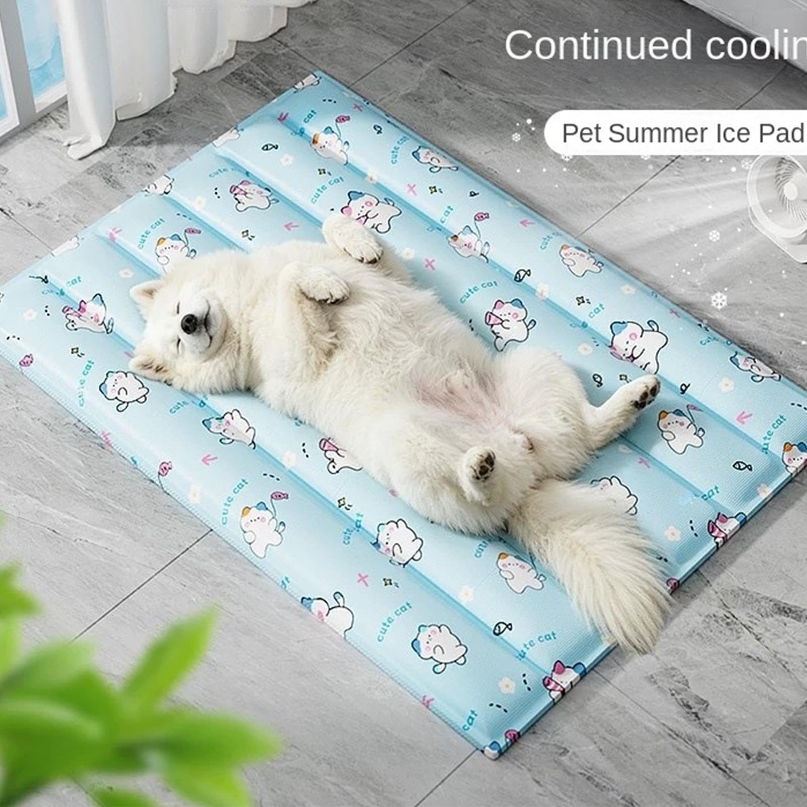 Tappetino Rinfrescante per Cani Cuscino in Gel Impermeabile Portatile | Rinfrescante per Cani per Interni ed Esterni, , Caldo, Cuccioli, Gatti, Cuccia, Divano, Auto