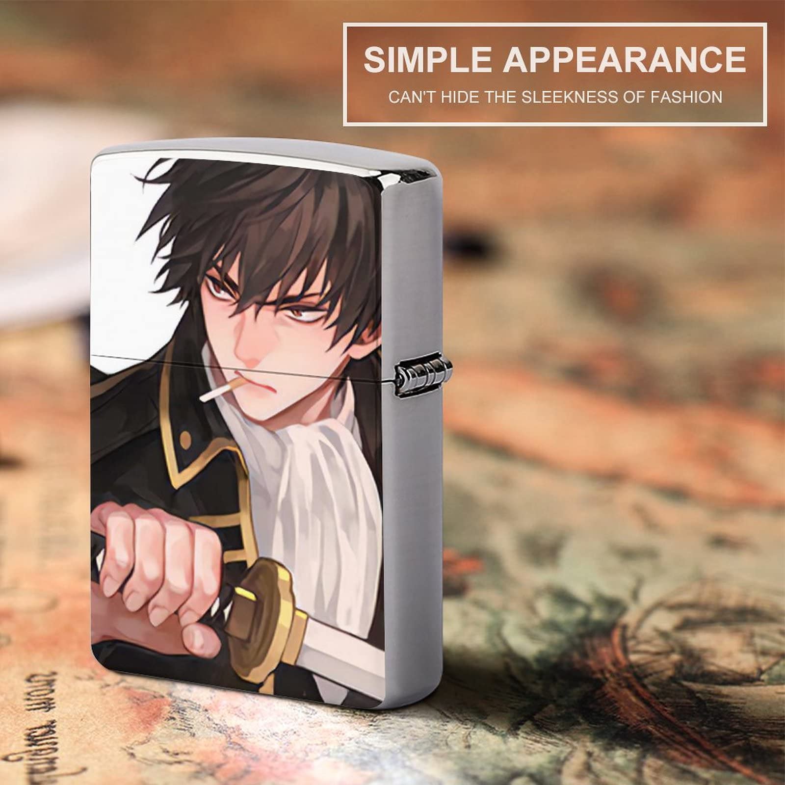 Amazon.co.jp: かわいいキャラクター柄 銀魂 土方十四郎 ライター