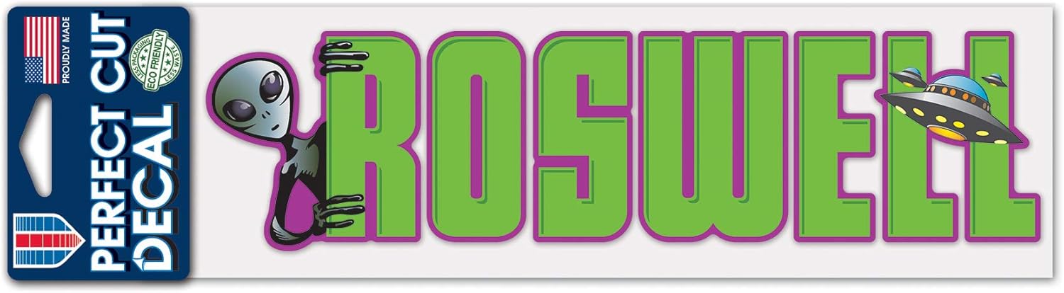 WinCraft Destination New Mexico Roswell City/New Mexico Roswell Perfect Cut Decals 3" x 10"City/New Mexico Roswell Perfect Cut Decals 3" x 10", Multi, NA