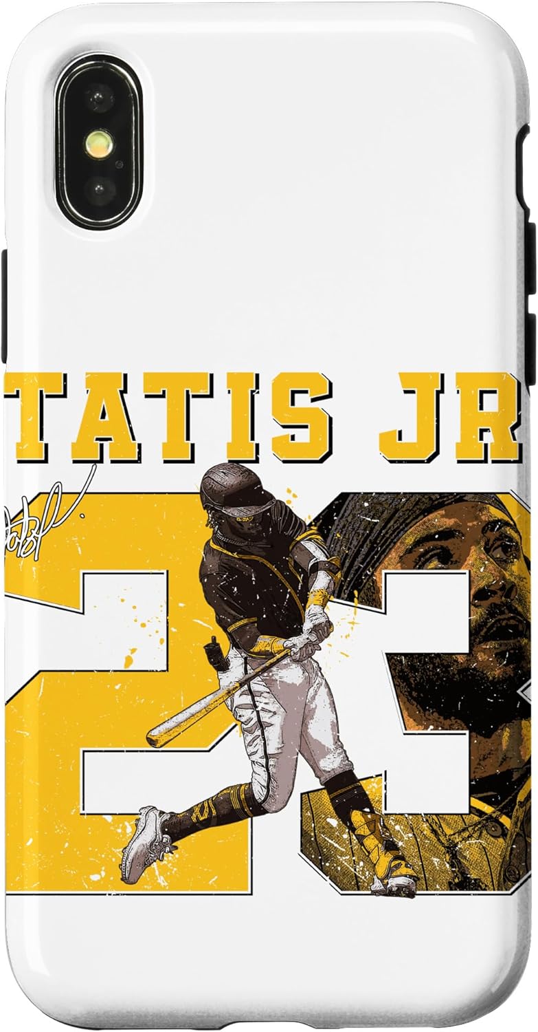 Number and Portrait Fernando Tatis Jr San Diego MLBPA Case for iPhone 17