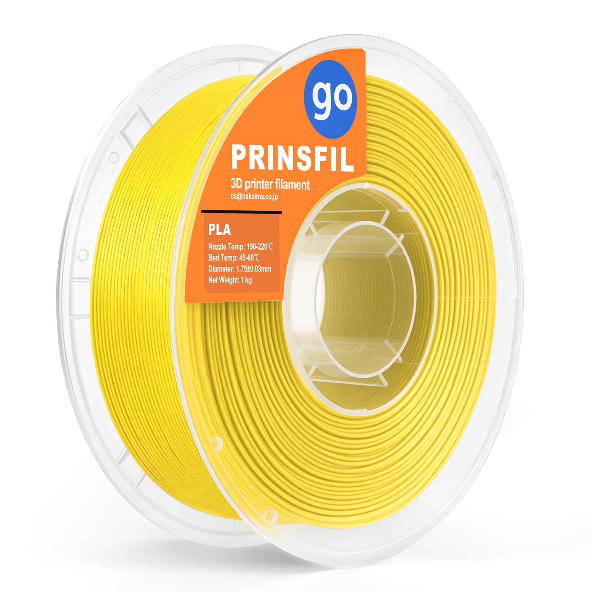 3Dフィラメント×10個　バラ売り可能です！ Amazon.co.jp: PRINSFIL GO pla フィラメント（イエロー）3d