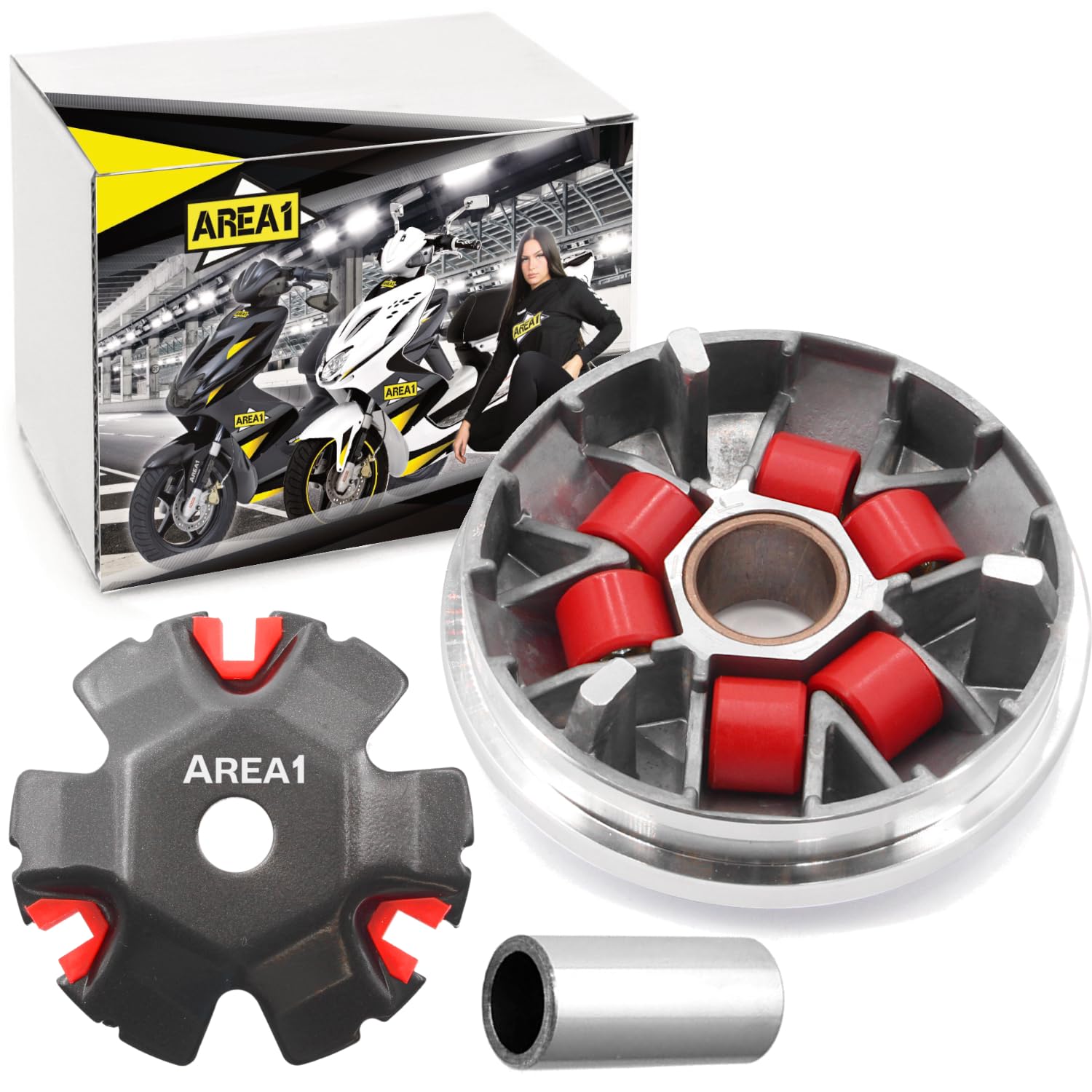 Area1 Tuning Clutch Adjustable 107mm for 50cc 2-Stroke