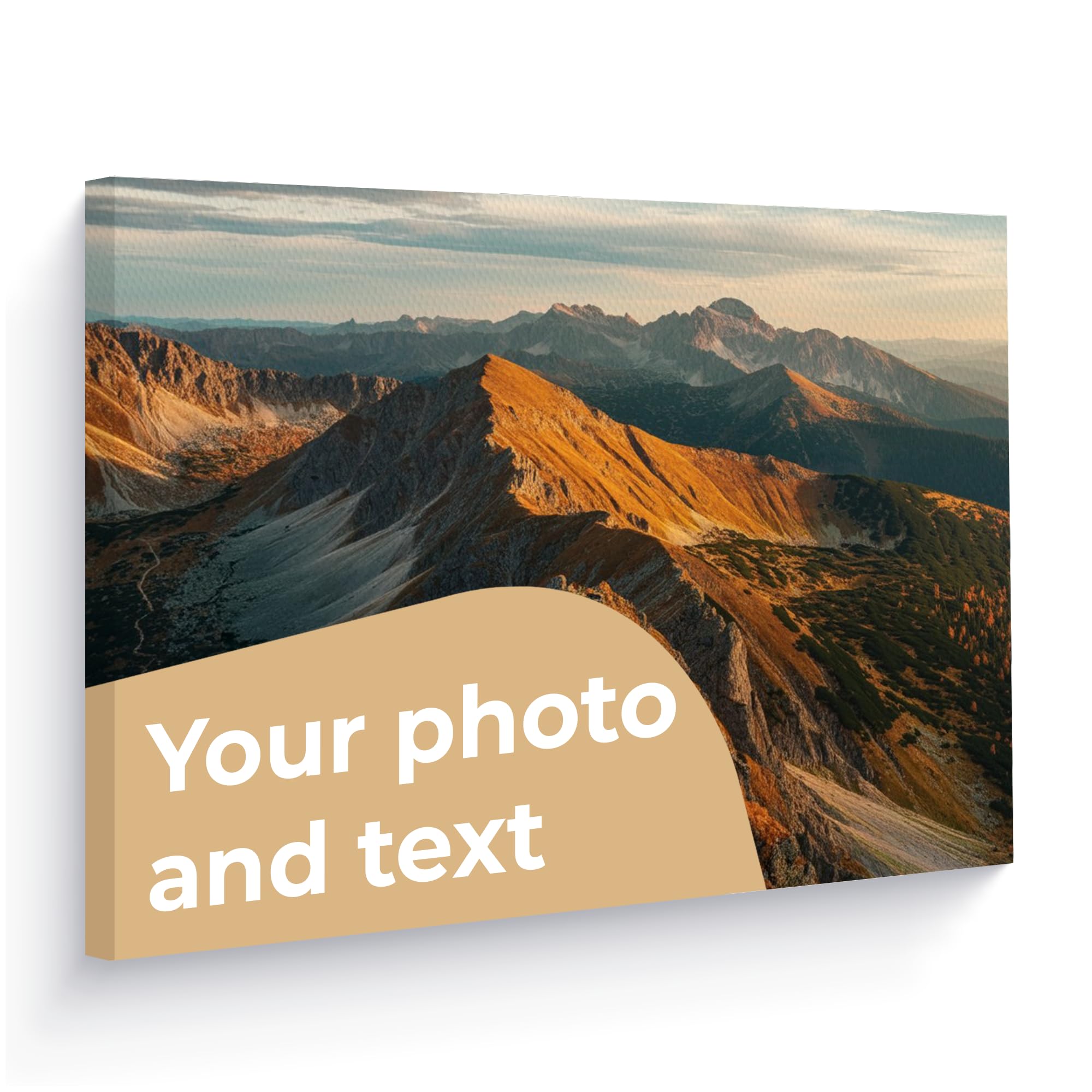 Cimpress Photo Canvas Print, Add Your Own Photo, Logo or Text, 20 x 30 cm, Custom Wall Art Decoration for Home or Office, Personalised Photo Gift for Anniversaries, Family and Friends