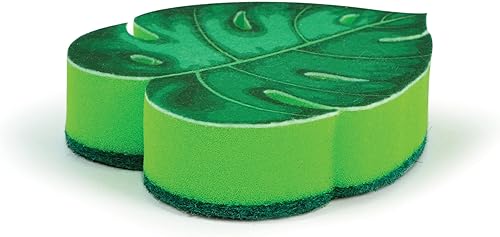 Miniatura 4 de Genuine Fred, House Plant, esponja de cocina Monstera Leaf, multicolor