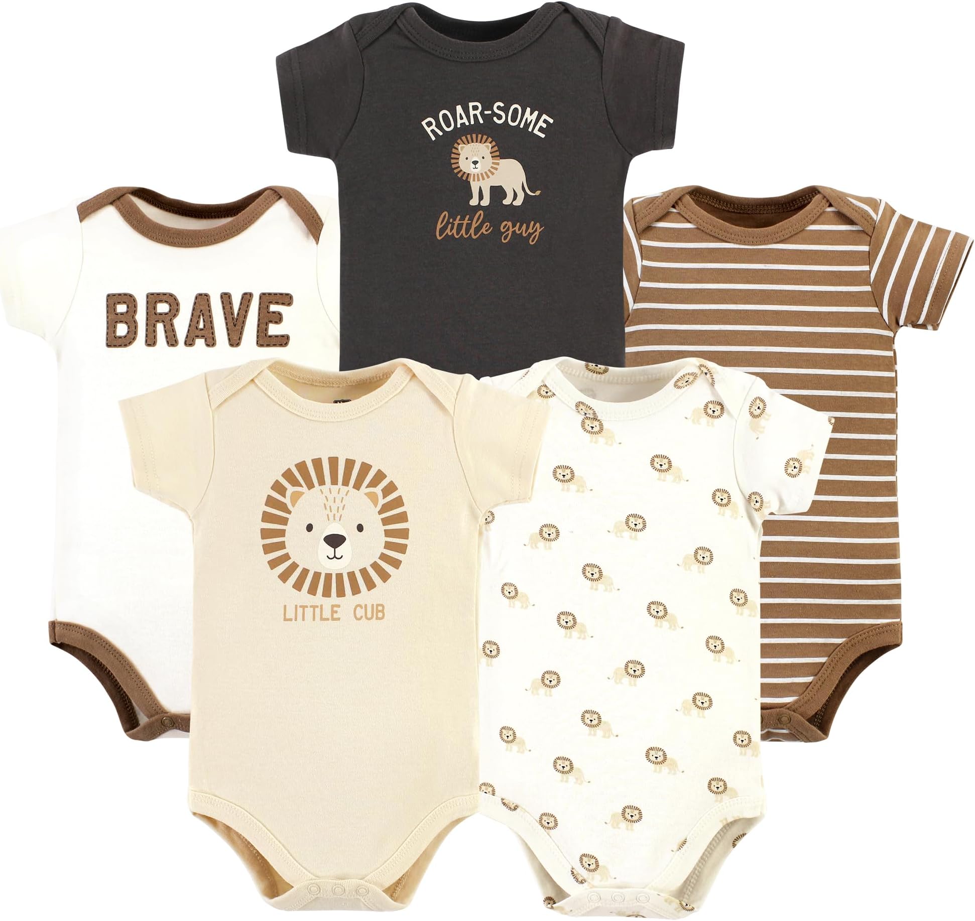Hudson baby Unisex Baby Cotton Bodysuits Baby and Toddler T-Shirt Set