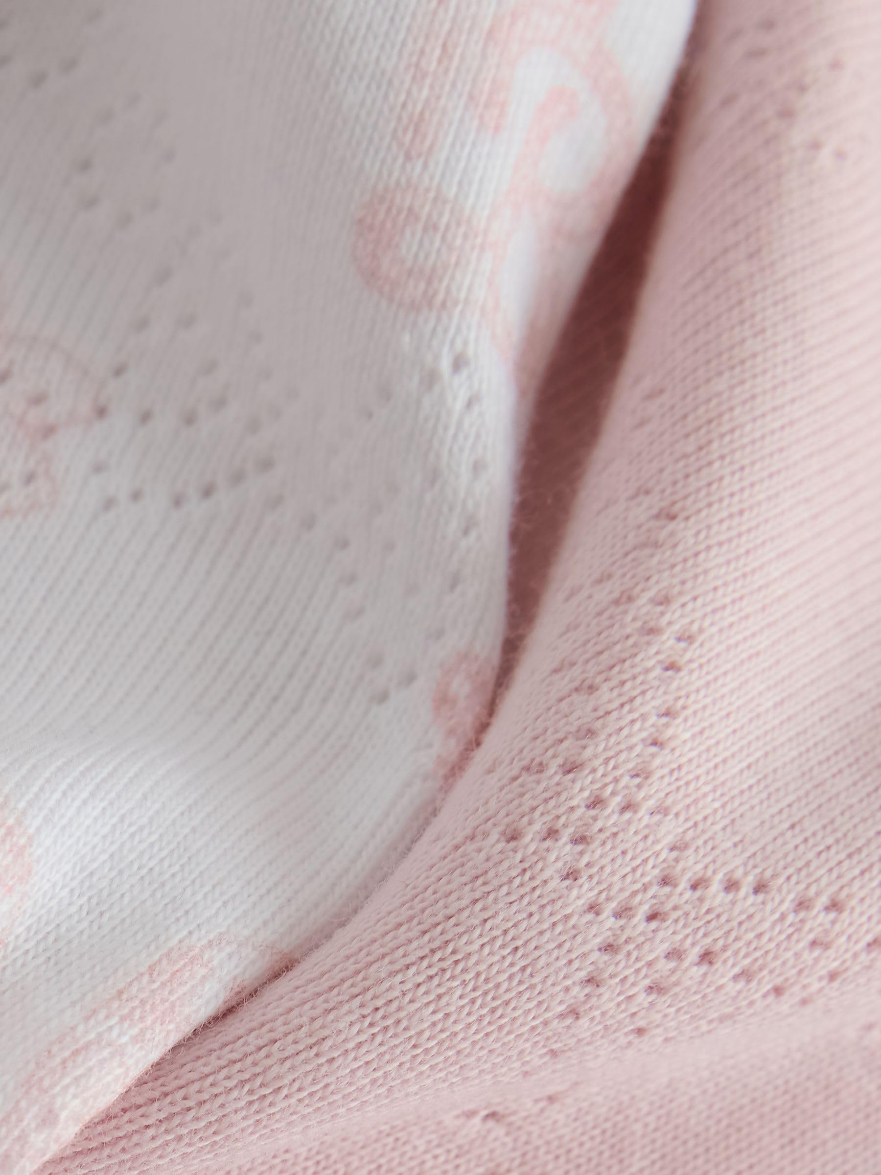 Noworodki dziewczynki Zestaw 2 biało-różowych ażurowych body Baker by Ted Baker