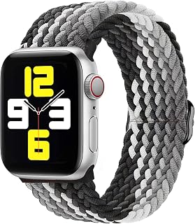 Quse Örgü Kordon, Apple Watch Series 11,10,9,8,7,6,5,3,SE,SE2,SE3 ile Uyumlu, Ayarlanabilir, 42mm/41mm/40mm/38mm ve 46mm/45mm/44mm/49mm