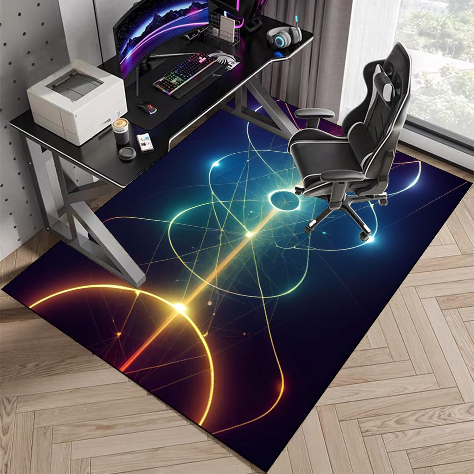 Computer Gaming Chair Mat, Color10, 90 x 140 cm - Image 3