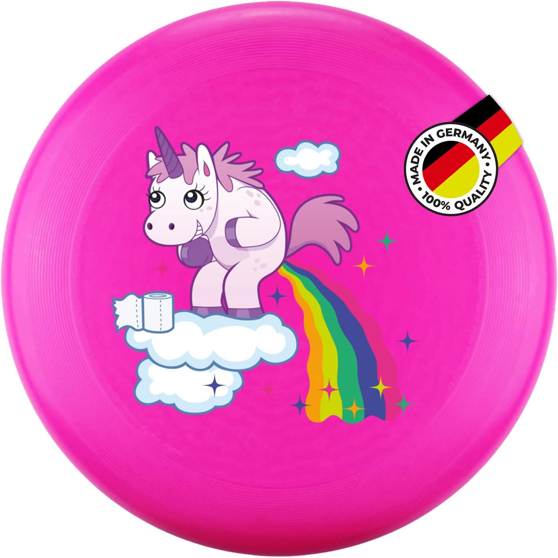 175 g, 4.1, Ultimate Bio plastic frisbee Unicorn pink