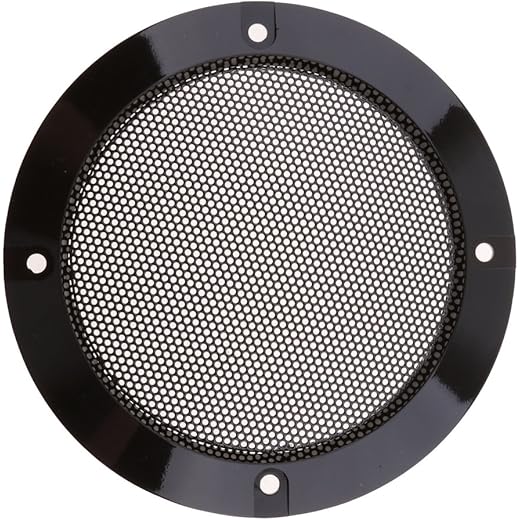 Phenovo 4 Inch Speaker Grills Cover Case with 4 Pcs Screws f