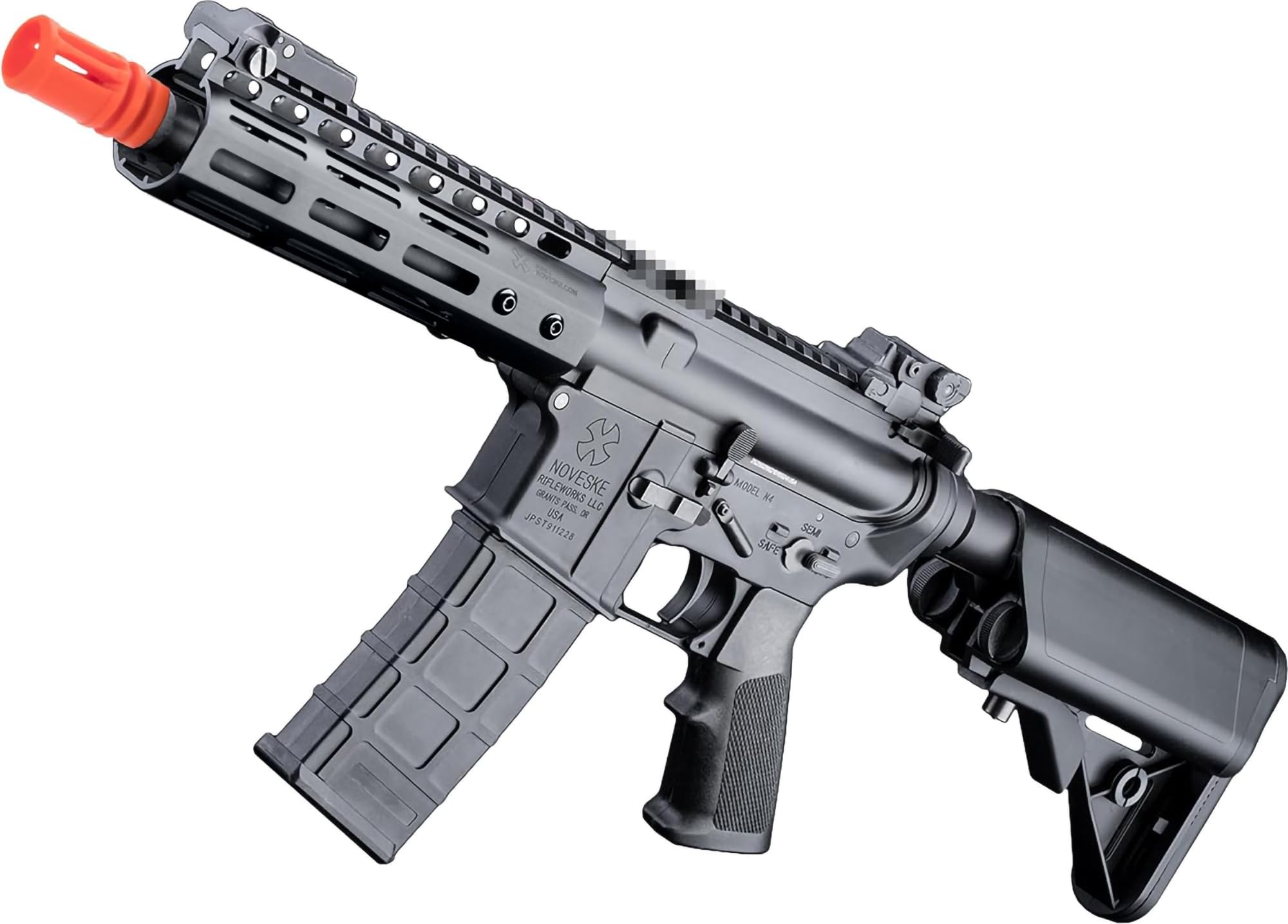 Evike Airsoft - EMG Helios Noveske Licensed N4 Gas Blowback M4 w/Mlok Front End (Model: 7
