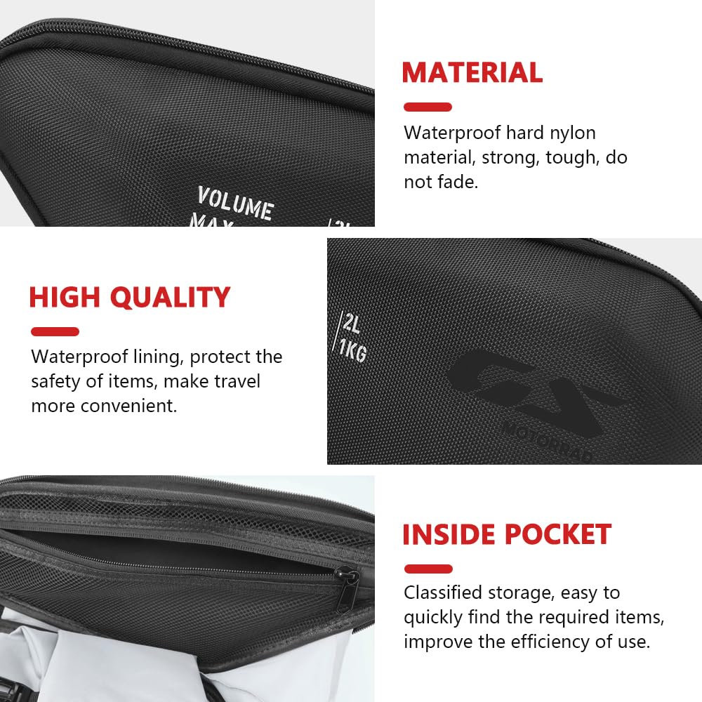 For R1300 GS ADV 2024 R1300GS Adventure R 1300 GSA 2024 2025 Nuovi accessori Borsa portaoggetti per moto Borsa per cavalletto laterale Borsa impermeabile