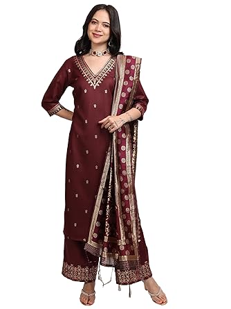 Vishudh Women's Ethnic Set | Regular Fit | Fashion Outfit | with Comfortable Wear