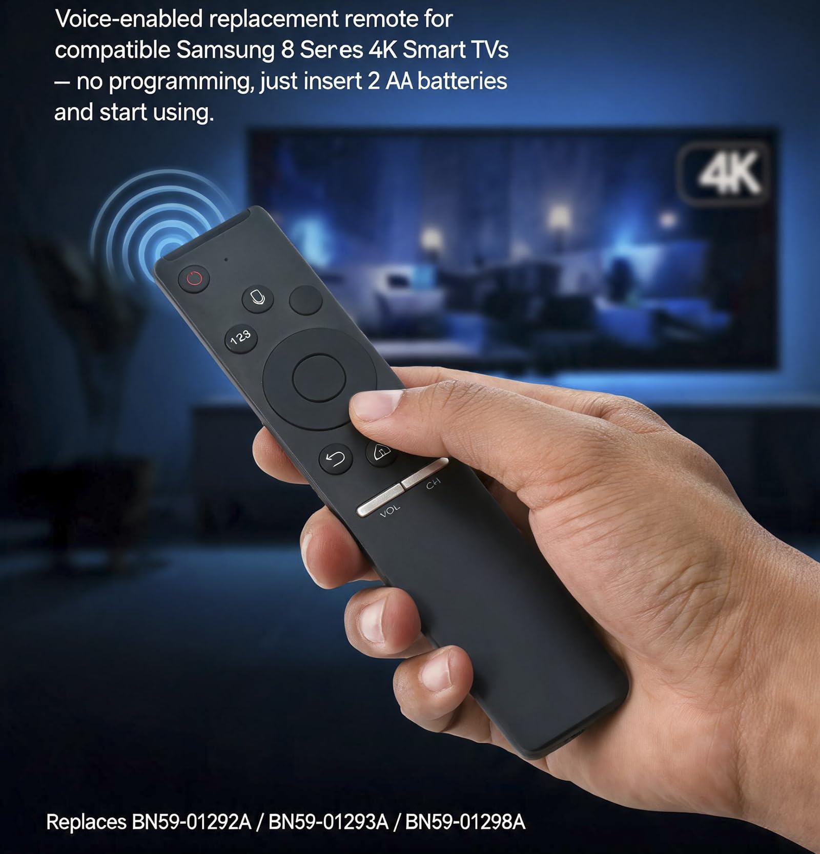 Amazon.com: New BN59-01298A Universal Voice Remote for Samsung 8