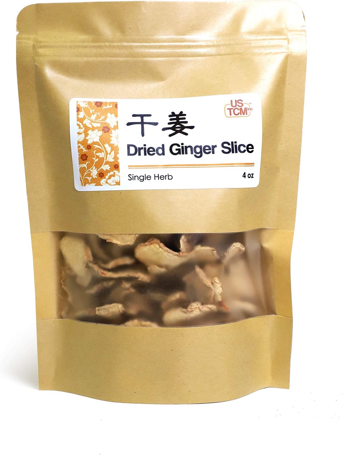 NEW PACKAGING Dried Ginger Slices 干姜 4oz
