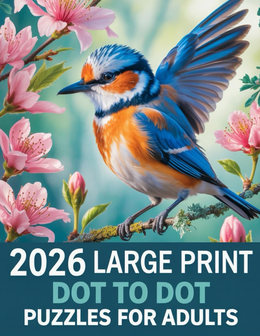 2026 Large Print Dot To Dot Puzzles For Seniors: “Jumbo Dot-to-dot Puzzles Featuring Nature, Birds, Animals, & More – A Relaxing Activity Book For Adults And Seniors”