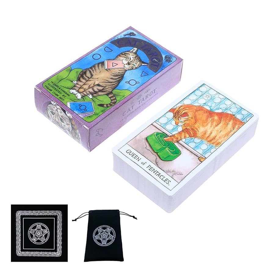 Amazon | タロットカード 78枚 タロットカード 猫 タロット占い3