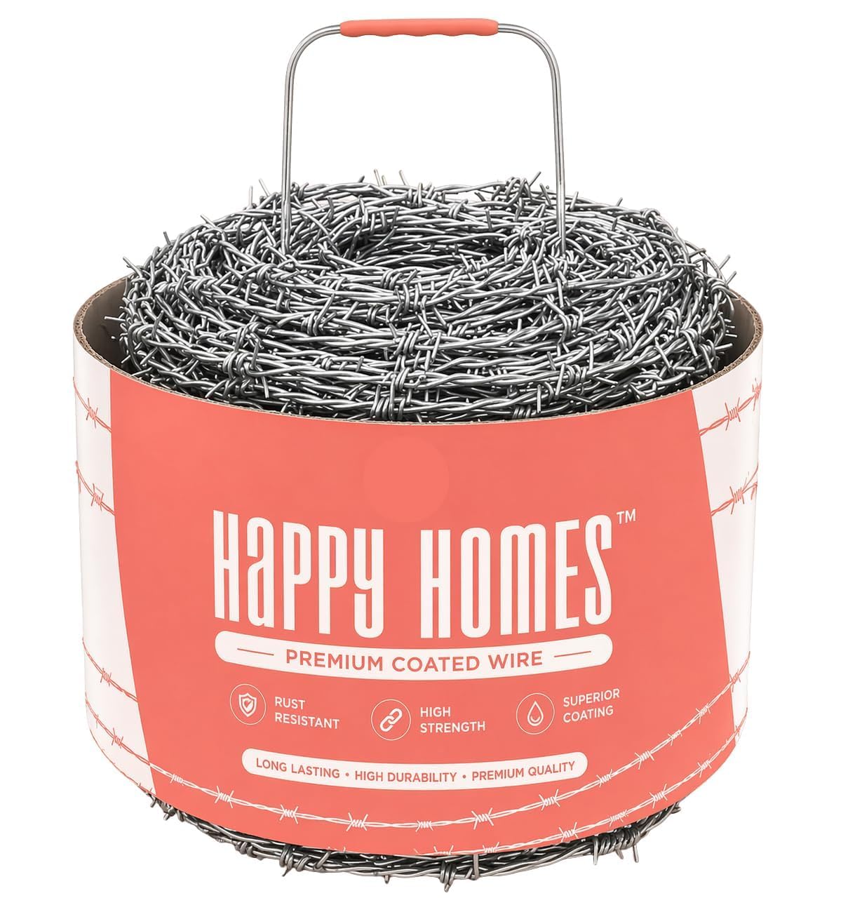 Heavy Duty Barbed Wire for Fencing - 100m Roll -8