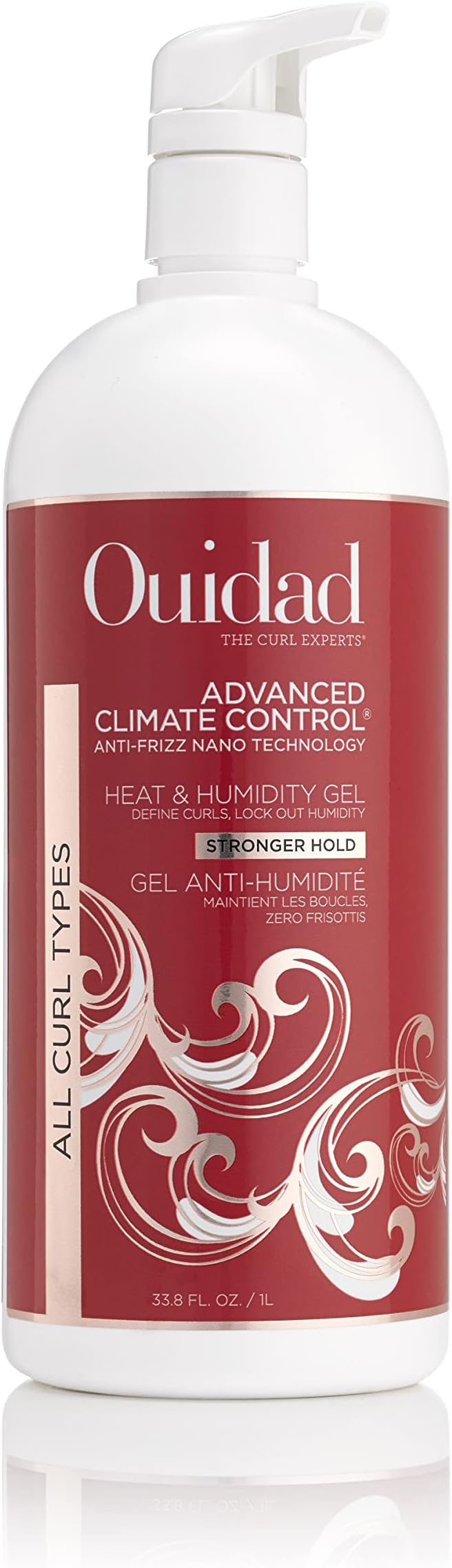 Advanced Climate Control Heat & Humidity Stronger Hold Gel for Curly Hair – Crunch-Free Styling Gel, Fights Frizz & Locks In Moisture for Defined Curls, All Curl Types, Sulfate & Silicone-Free