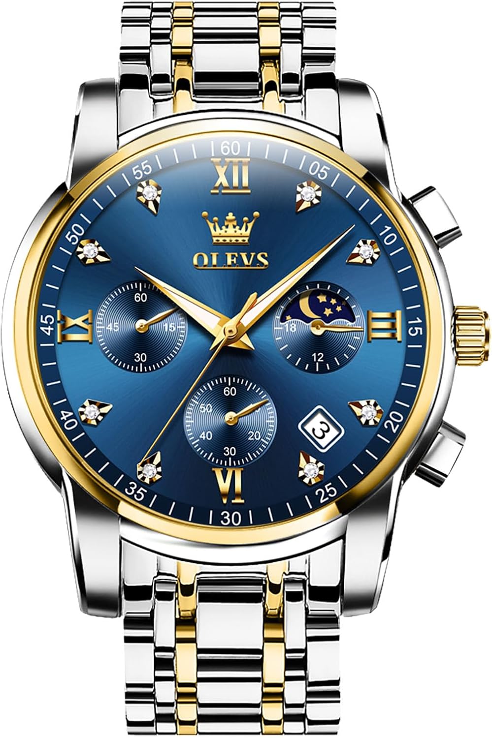 OLEVS stainless steel mens watches Chronograph El Salvador Ubuy