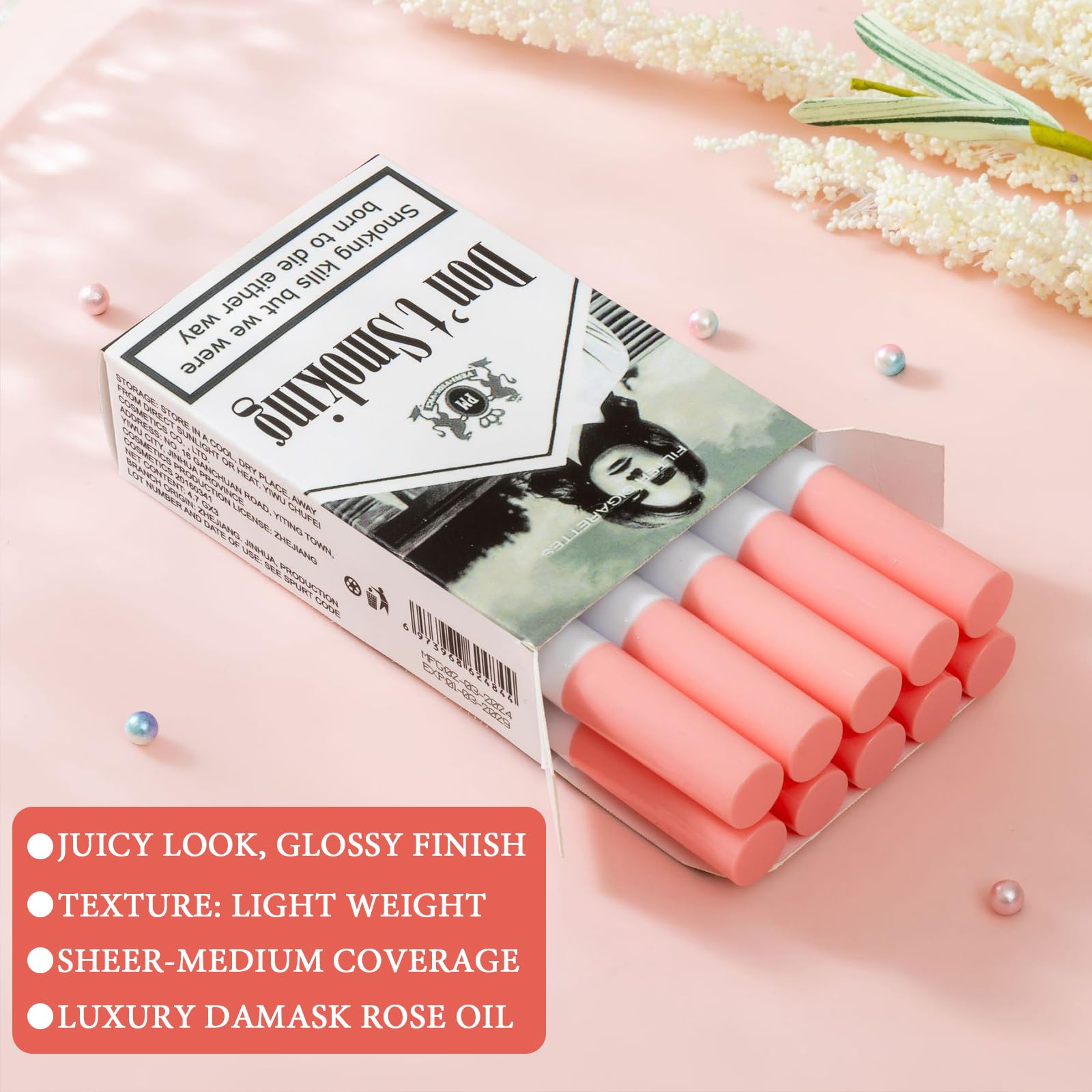 Lana Del Rey Lipstick Lana Lipstick Matte Lipstick Sets, 10 Colors Cigarette  Lipstick, Highly Pigmented Non-stick Cup Not Fade Waterproof Lipstick, Long  Lasting Matte Lipstick for Girls and Women