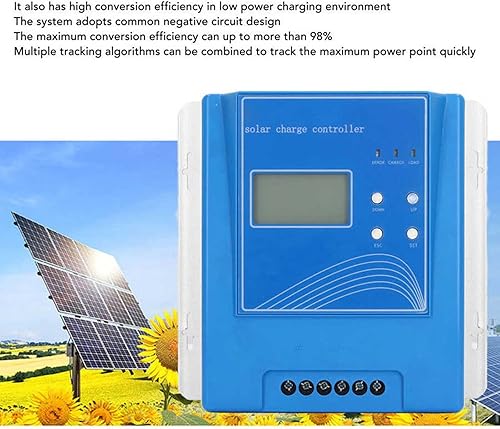 Miniatura 2 de Controlador de carga solar de 12 V 24 V 48 V MPPT 30A aleación de aluminio Shell alta eficiencia de conversión sistema de alumbrado público