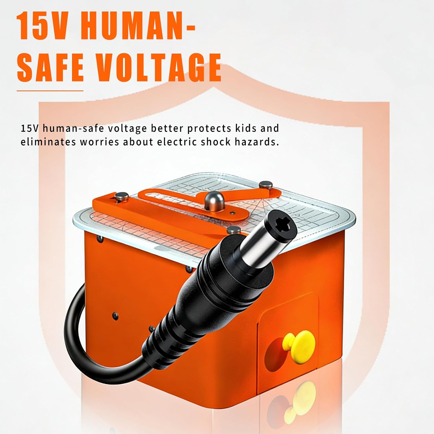 Kids Cardboard Cutter and Safe Cardboard Cutting Toy, 15V Safe Voltage 50W Electric Tool for DIY Craft Building Age 4+